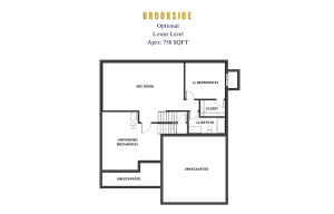 Brookside Optional Lower Level Floorplan Avital Homes KC For Carousels