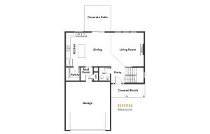 Devotion Main Level Floorplan