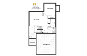 Lily Optional Lower Level Floorplan