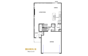 Magnolia Main Level Floorpla