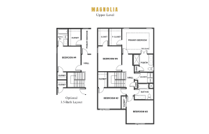 Magnolia Upper Level Floorplan