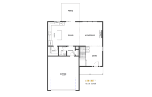 Serenity Main Level Floorplan Avital