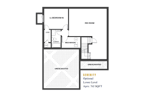 Serenity Optional Lower Level Floorplan