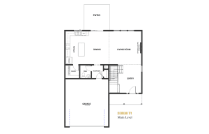 Serenity Upper Level Floorplan